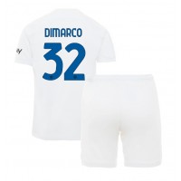 Camiseta Inter Milan Federico Dimarco #32 Segunda Equipación Replica 2023-24 para niños mangas cortas (+ Pantalones cortos)